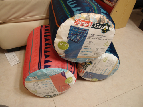 コストコでコールマンのキッズ用寝袋をGet - もやしさん家のもやもやな生活