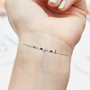 ワンポイントタトゥー 子供の名前TikTok