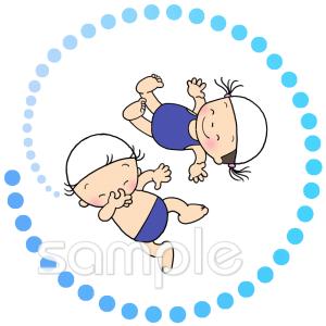 プールあそびのお約束ほいくえ