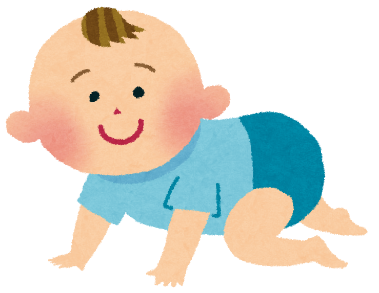 調子の悪そうな赤ちゃんのイラスト - イラストくん