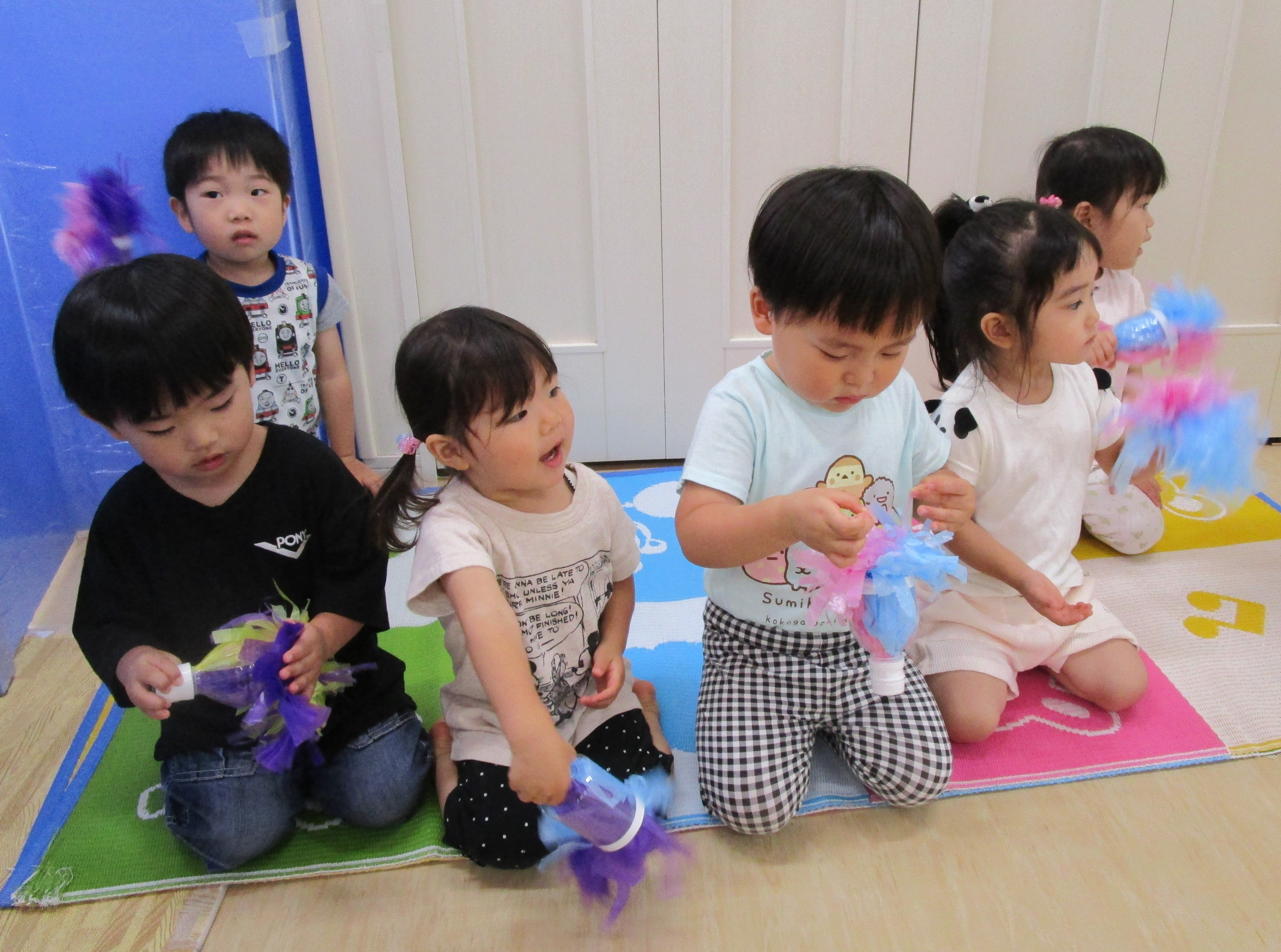 ☆応援グッズを作ったよ☆なでしこつぼみ保育園のブログ