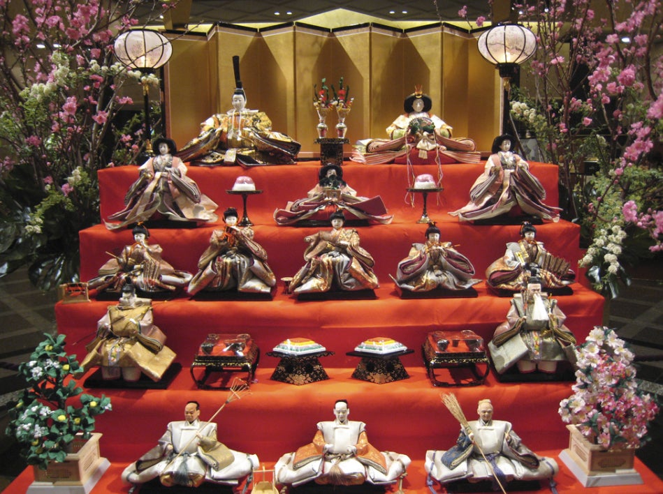 雛人形の飾り方 並び順進物の大進