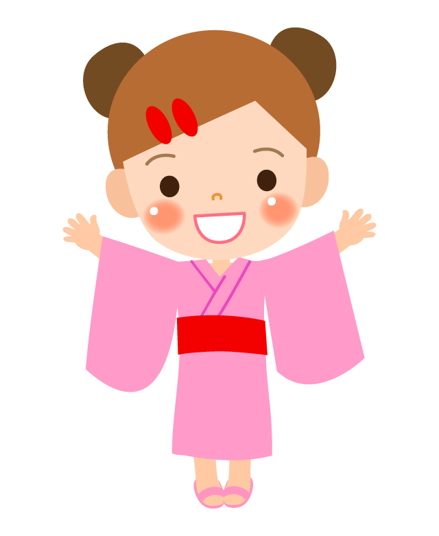 夏祭り・浴衣のうさぎちゃんイラスト素材無料イラスト素材素材ラボ