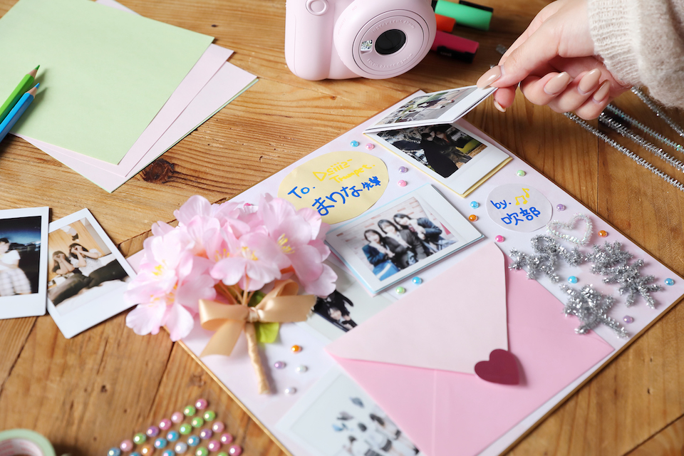 レトロなチェキっぽアルバムを￥100均でつくってみようSeventeen-Web