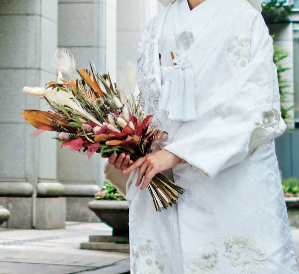 マグノリアブーケ 木蓮 和装白無垢 色打掛 ウェディング 前撮り 結婚式 ブーケ huashu_wd 通販 15113843Creema クリーマ