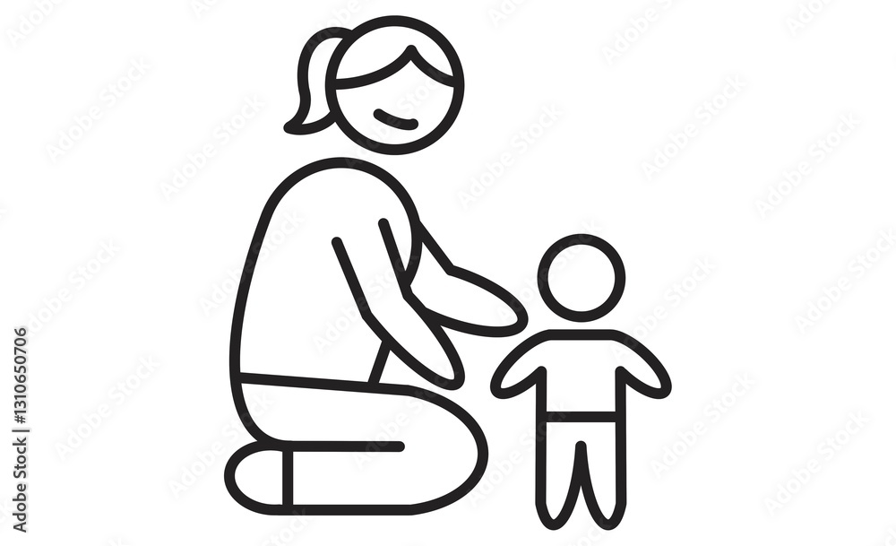 子供たちを見守る保育士のイラストかわいいフリー素材集 いらすとや