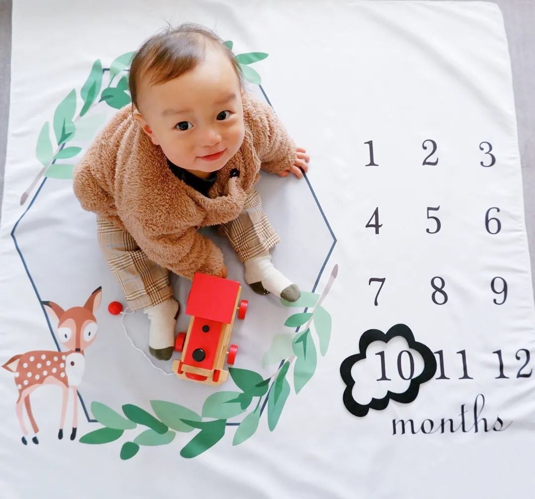 マンスリーカード ベビー 月齢フォト カード グッズ 月齢カード おしゃれ マンスリーフォト 赤ちゃん 数字 : 雑貨イズム - 通販 -Yahoo!ショッピング