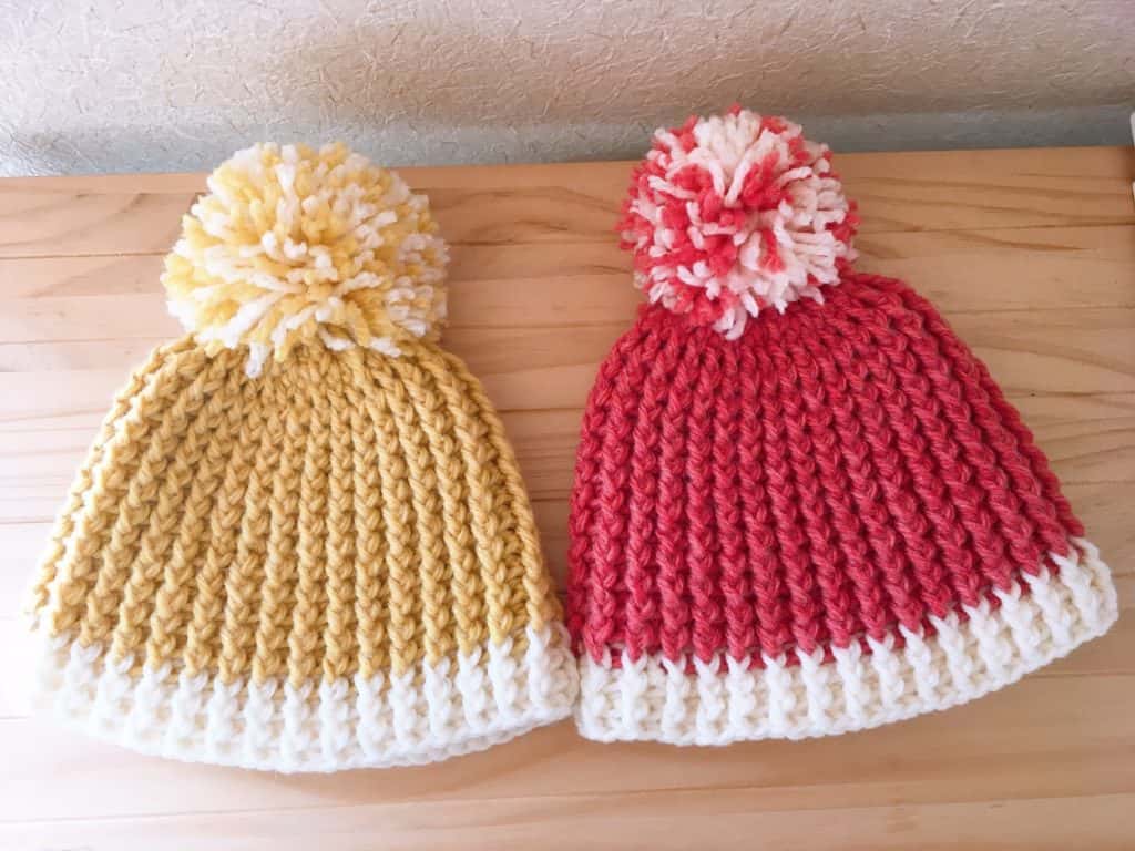 簡単 くまちゃんベビーニット帽！長編みだけで出きる編み図をご紹介☆ - 編み物大好きっ子