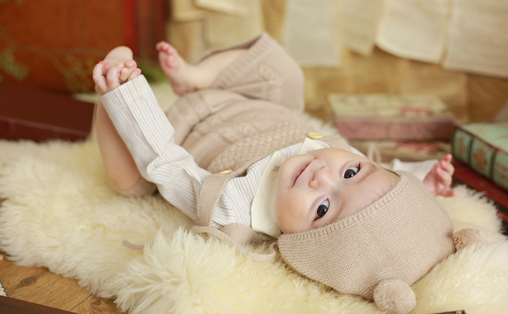 ハーフバースデー 生後6カ月お祝いの魅力キッズフォトスタジオ ことり