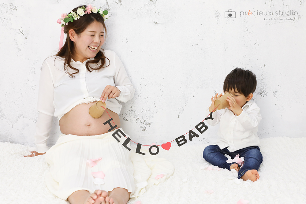 自宅でおしゃれなマタニティフォトを撮影！撮影方法やアイデアを紹介マタニティフォトのフォトスタジオ・写真館はらかんスタジオ