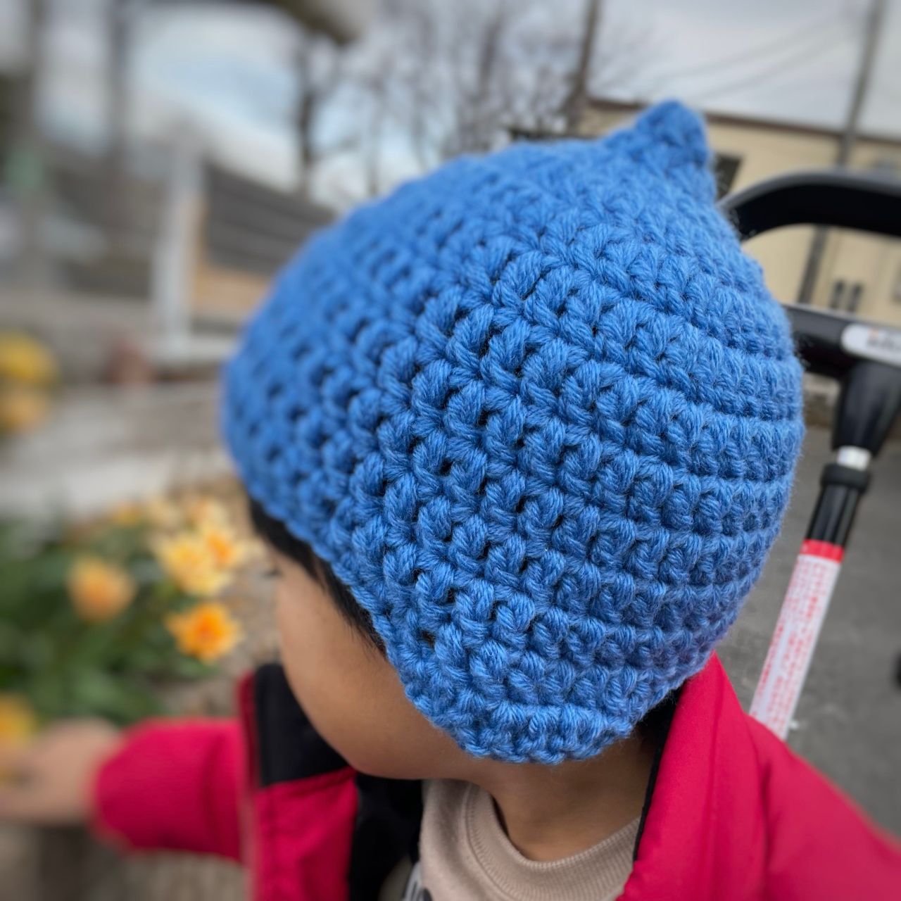 パターン 型紙 ベビー帽子＆おもちゃ伸び縮みする生地使用簡単 実寸大 実物大 作り方 レシピ 子供服 ベビー服メール便ゆうパケットＯＫ手芸のピロル生地と雑貨と手芸