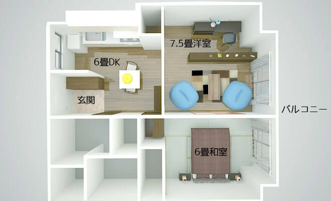 同棲で1K」 イケますか？経験者に聞いた「2人暮らしの間取り＆部屋選び」の重視すべきポイント - CanCam.jp キャンキャン