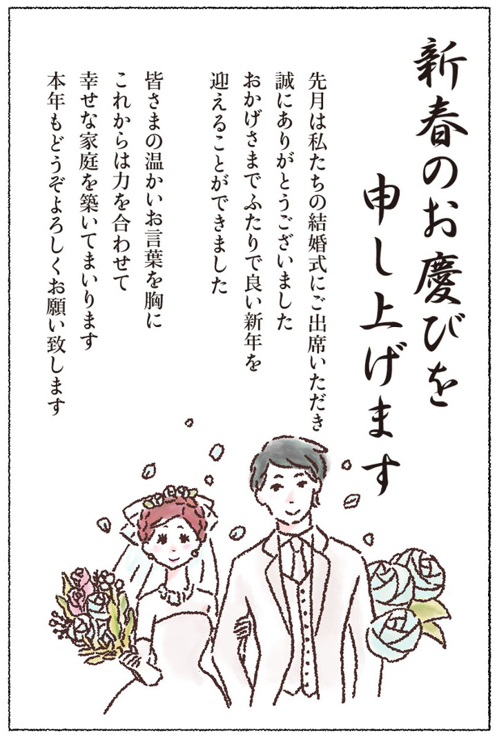 結婚報告はがきテンプレート カラフル無料の雛形・書式・テンプレート・書き方ひな形の知りたい