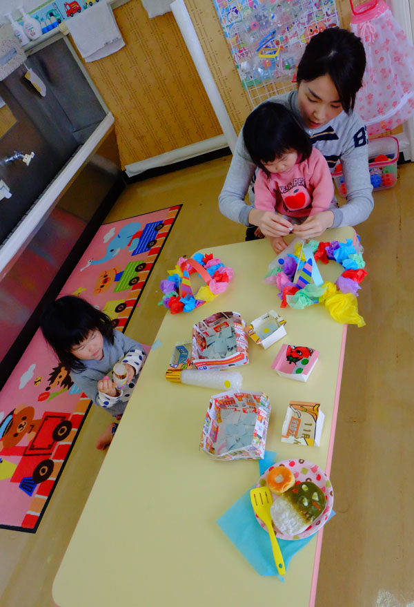 みんなの投稿1歳児 オニのお面製作保育と遊びのプラットフォーム ほいくる