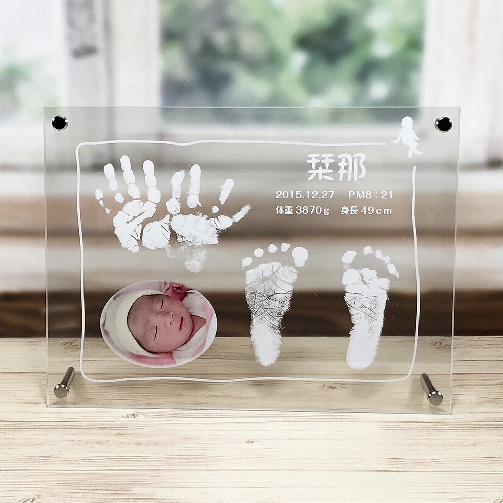 ハーフバースデー記念 手形足形ポスター 1 2バースデー - メルカリ