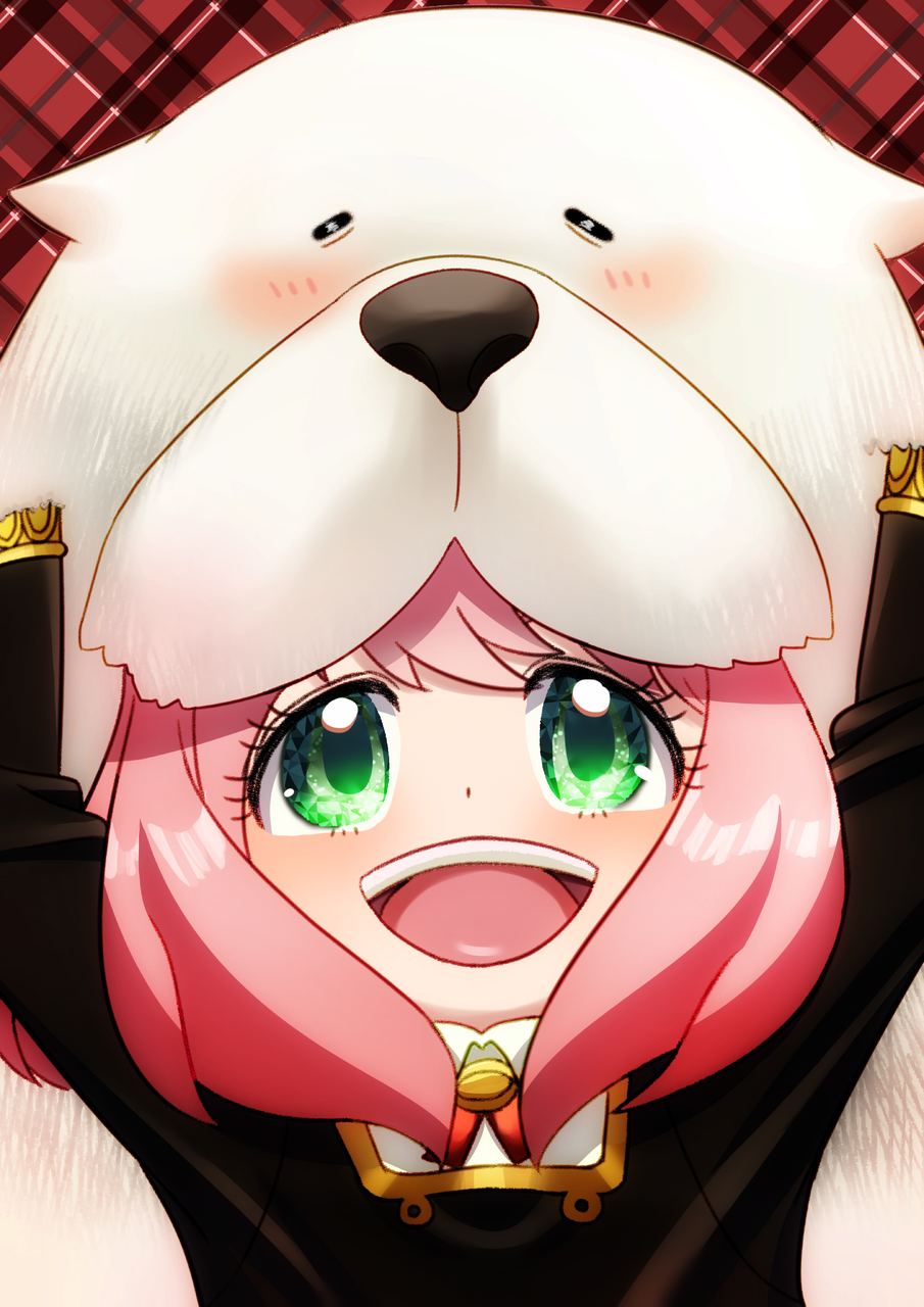 SPY×FAMILY 東武動物公園コラボ 描き下ろしイラスト ボンド・フォージャー アニマル柄ver. フォトフレーム風BIGアクリルキーホルダーキャラクターグッズ- ホビーサーチ キャラクターグッズ