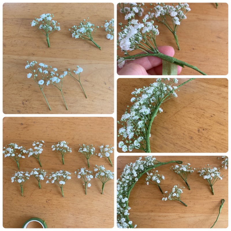 折り紙工作。綺麗なお花のかんむりを作ってみましょう