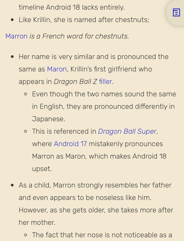 クリリンは自身の娘に元カノの名前を名付けた、というのは本当ですか - ク- Yahoo!知恵袋