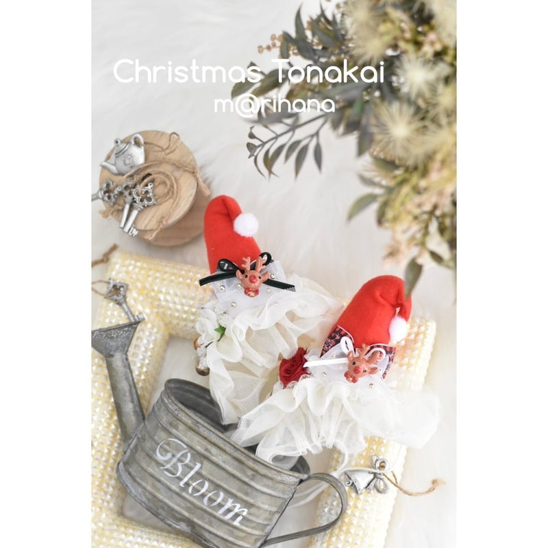 トナカイのカチューシャをつけた招きウサギ その他インテリア雑貨 城南窯 通販 14855093Creema クリーマ