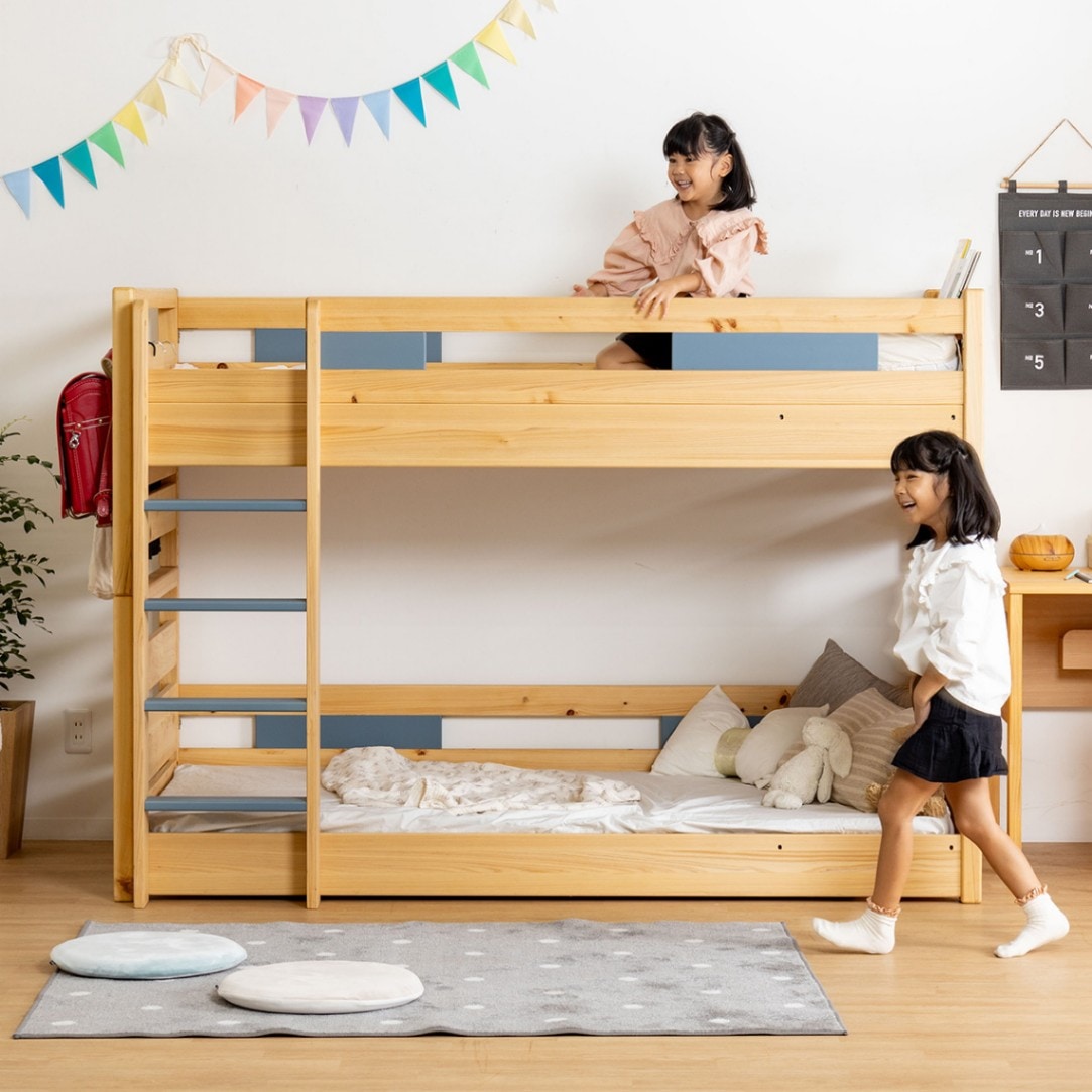 dショッピング 二段ベッド シングル 対応 ロータイプ コンパクト スリム 分離 できる 分割 分割可能 子供ベッド 2段ベット 二段 ベッド 二段 ベッド すのこ 木製 子供 キッズ超大型8120002511 シャビーアッシュ×ホワイトカテゴリ：2段ベッドの販売できる商品