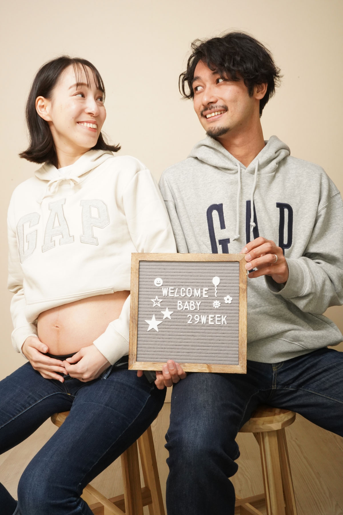 monthly-full stages-マタニティフォト用タトゥーシール 雑貨・その他 mocca 通販11737235Creema クリーマ