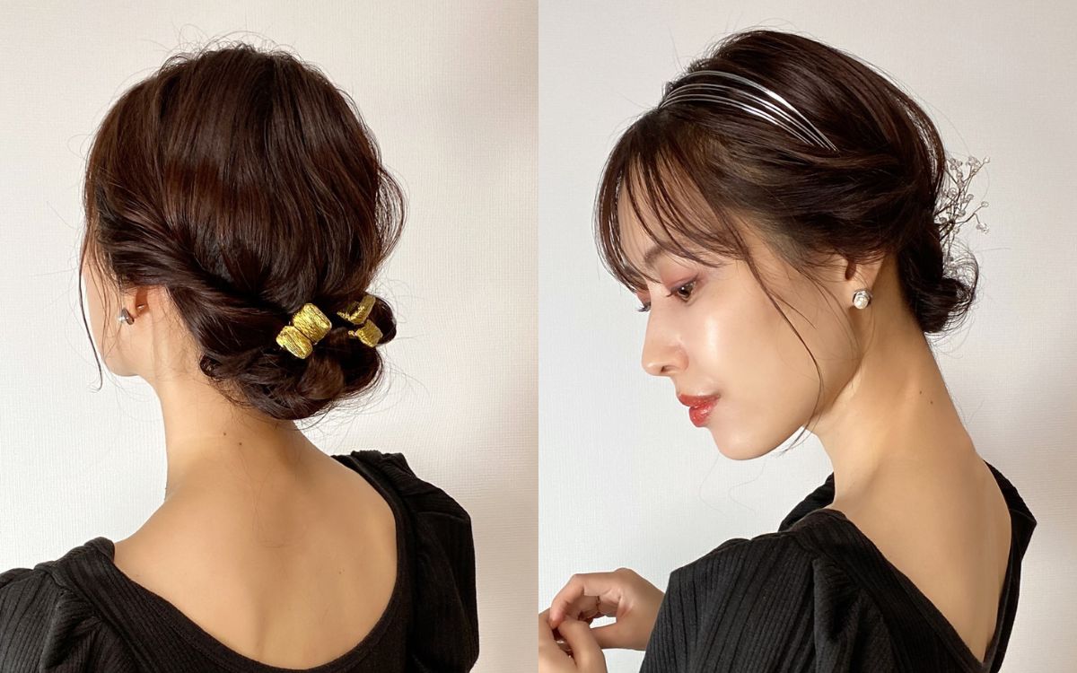 ボブでもできるヘアアレンジ 結婚式お呼ばれヘア 結婚式ヘアFACE。石川町 フェイスイシカワチョウ のヘアスタイル美容院・美容室を予約するなら楽天ビューティ