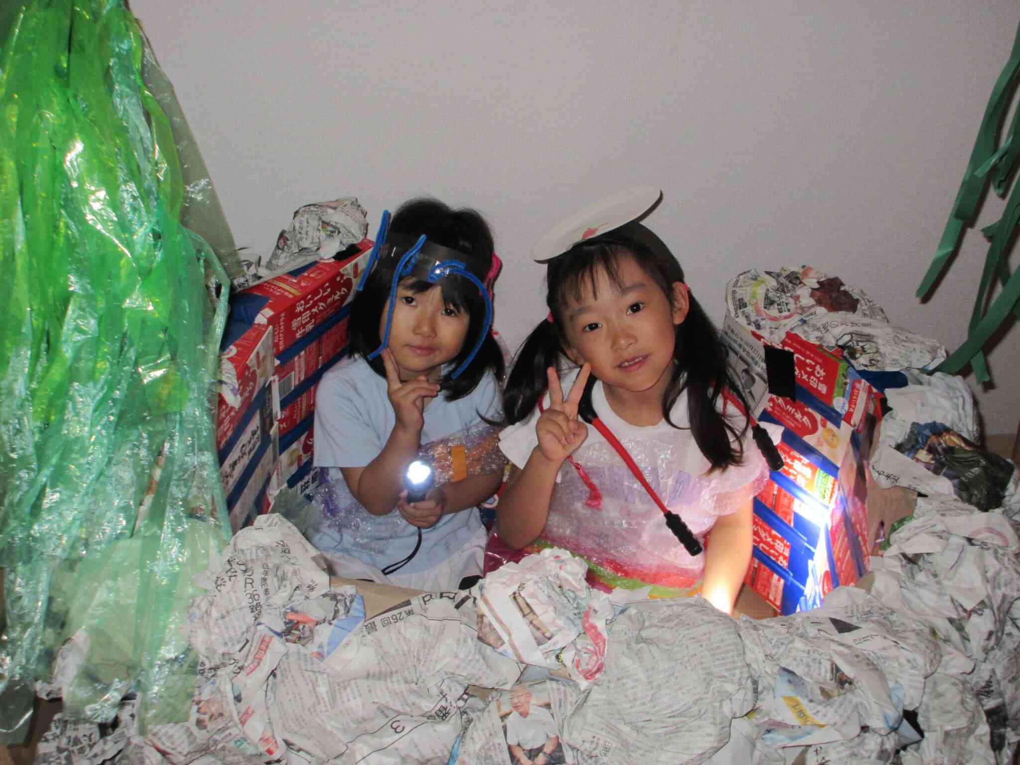 お化け屋敷へようこそ～４、５歳児～④ 夏祭りニチイキッズでと保育園ニチイキッズ