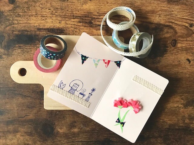 母の日手作りカードー簡単！100均アイテムでおしゃれ可愛いカードー - 保育士ぽっくる先生の”保育の知恵袋”