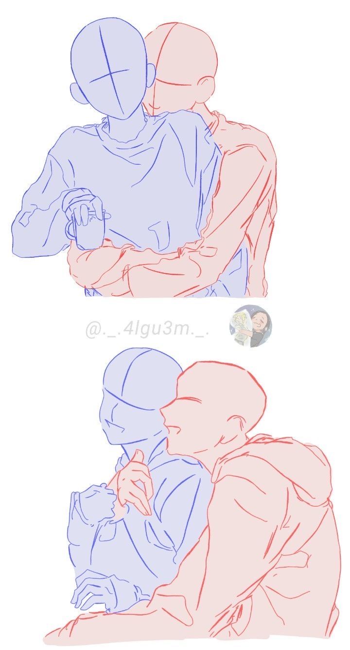 カップルポーズ集① - CLIP STUDIO ASSETS