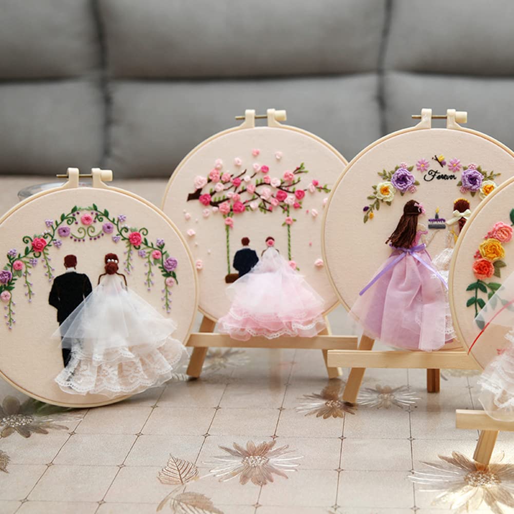 結婚記念刺繍「ふたり」Atelier on the hill