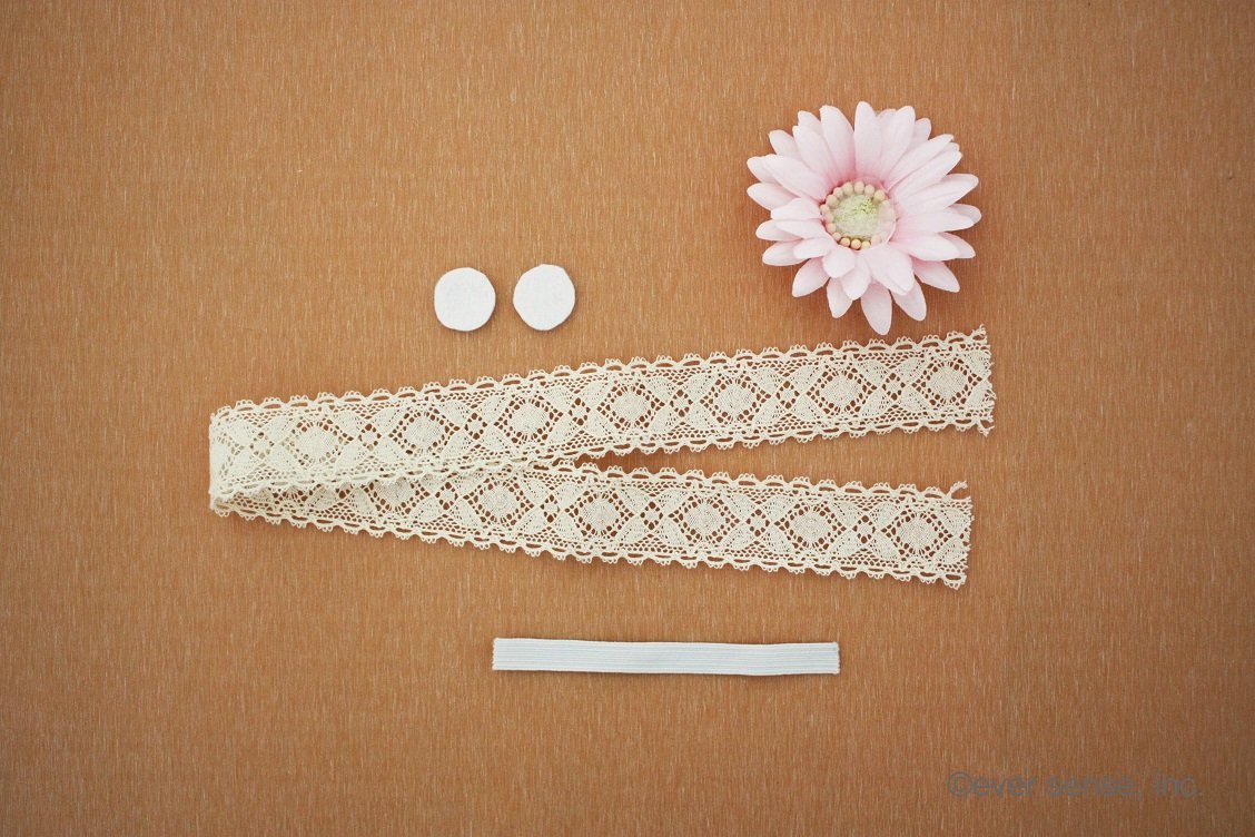 クロスヘアバンド クロスターバン の作り方 赤ちゃん・子供サイズ How to make baby and child hair bands