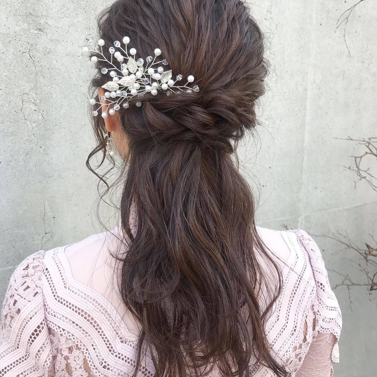 結婚式ハーフアップ だめTikTok