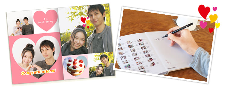 フォトアルバムスクラップブック DIY.フォトアルバム、手作り、ペースト、およびフィルム、ファミリーカップルのための