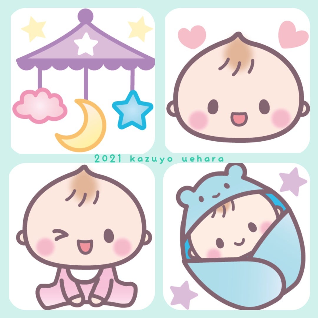 かわいい赤ちゃん♡幸せ絵文字』 LINE絵文字40個セット。 ＊ あどけない表情が可愛い赤ちゃんの絵文字です。子育てママ、パパ、ファミリー、ママ友との会話に使いやすい顔文字やモチーフがいっぱい💕 出産のお祝いにも🎁 ＊ ご購入はLINEストア、LINEスタンプショップで