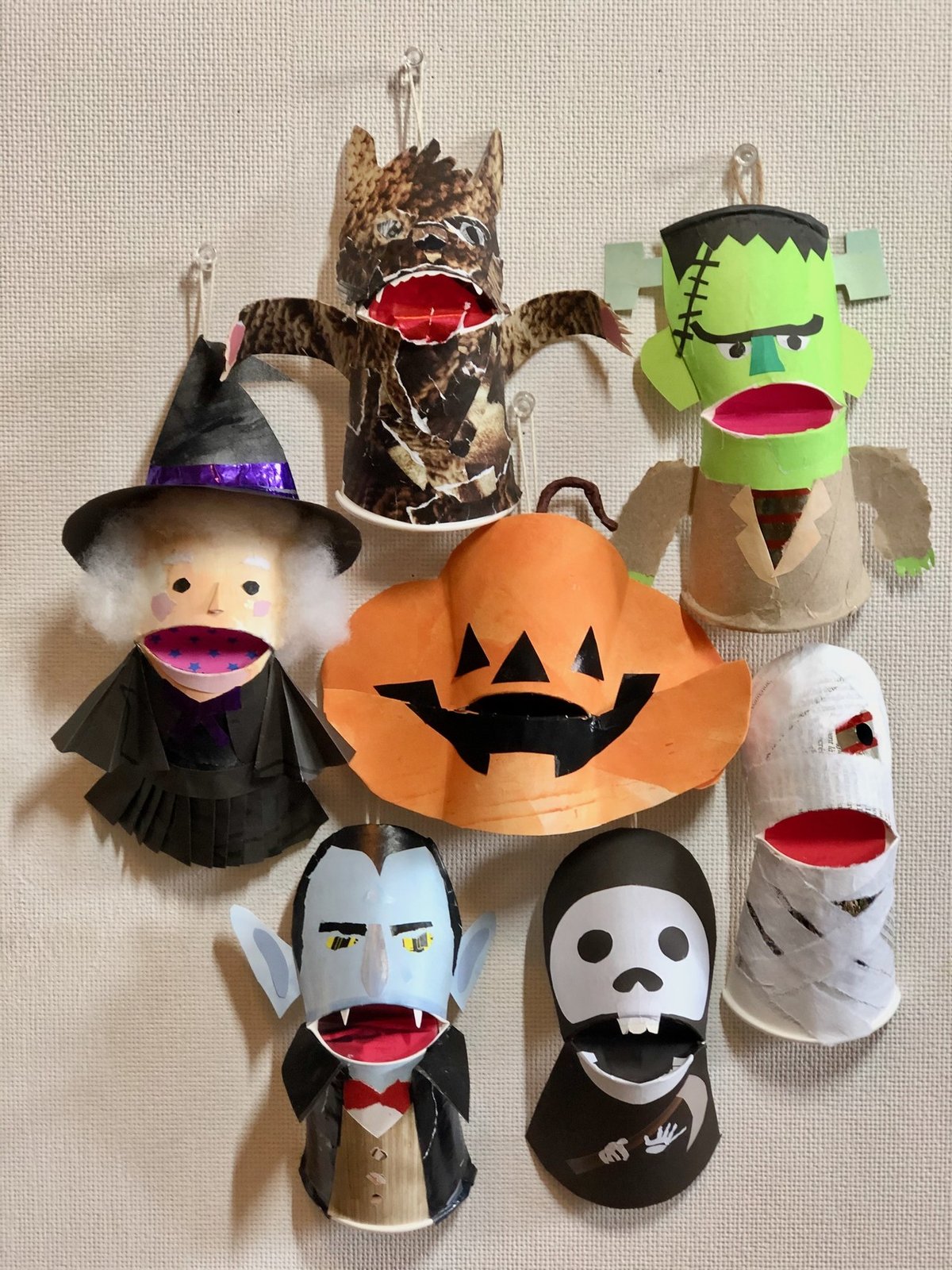動画付き 袋を使った飛び出すおばけ！ハロウィンの保育製作チルコレ