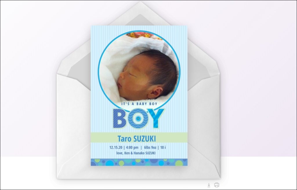 楽天市場LINEで簡単♪40枚出産報告 出産内祝い 写真入り 出産 内祝い 内祝 メッセージカード メッセージ カード ハガキハガキサイズ 命名紙 命名書 誕生 出産 赤ちゃん お返し ギフト 写真 子ども 名入れ 命名 印刷 オリジナル 記念品 : MONOLIKE