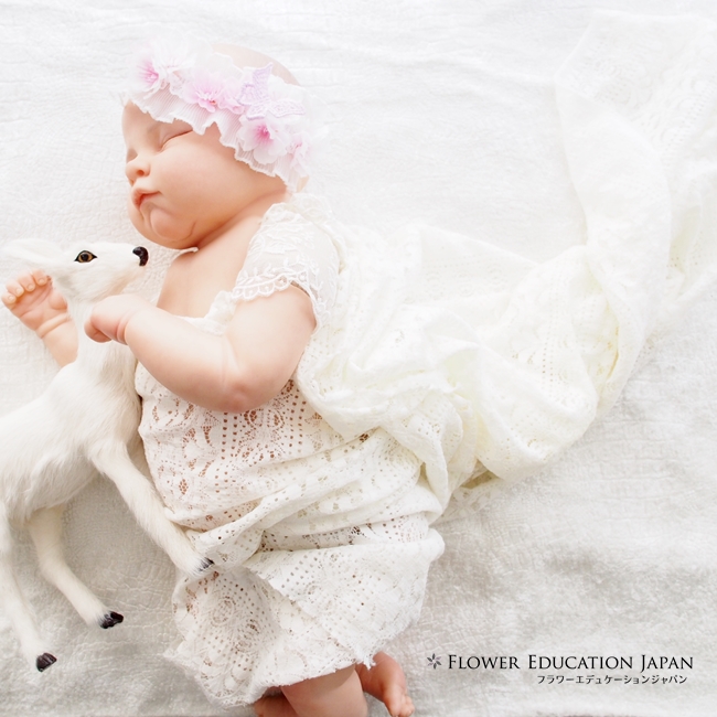 赤ちゃん用の手作りヘアバンドおんがく絵本