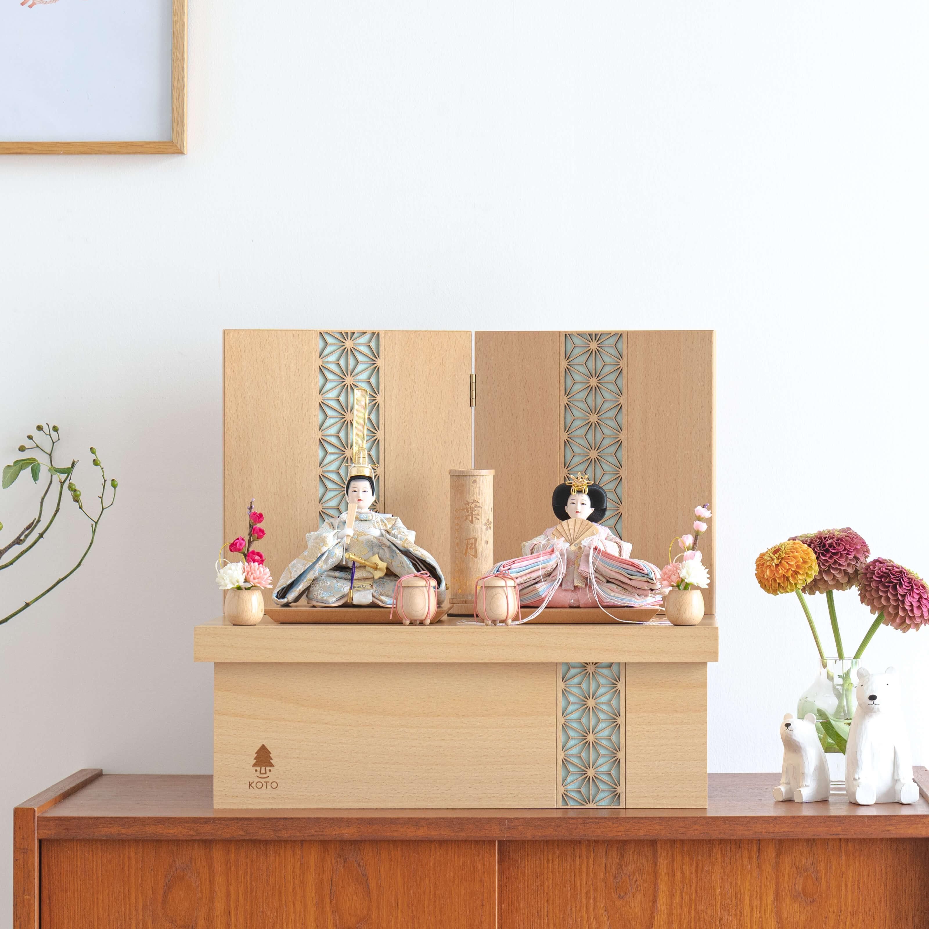 雛人形 コンパクト 選べる おしゃれ かわいい ひな人形 お雛様 初節句飾り お祝い 親王飾り 2人 平飾り インテリア