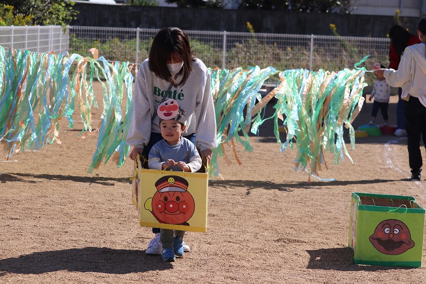笠間 友部 ともべ幼稚園 子育て情報「運動会シリーズ 年中 親子競技」