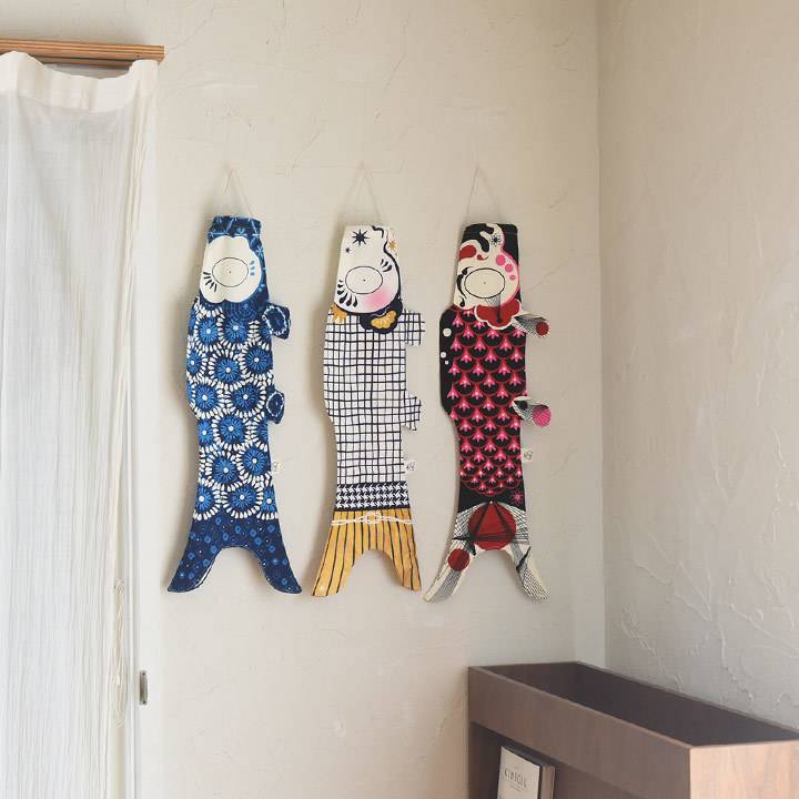 フェルトで作る鯉のぼり 無料型紙＆作り方 手作りおままごと手芸＊あまなつのフェルトキッチン＊