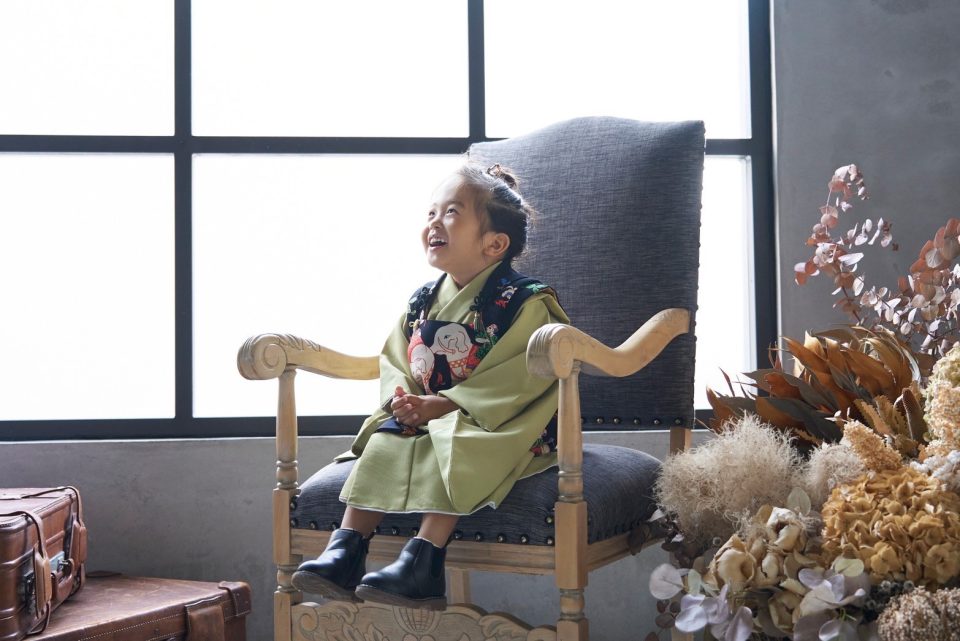 期待以上の物でした」お洒落なちょんまげヘアと羽織袴で七五三の撮影OurPhoto アワーフォト