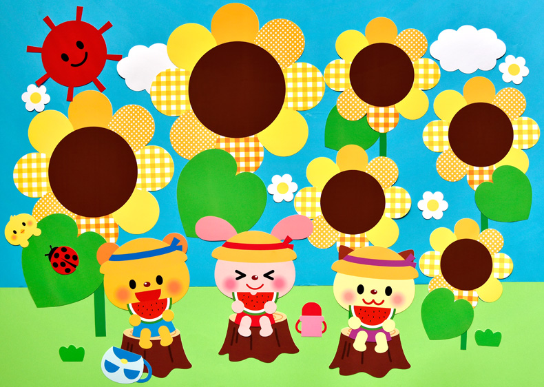 夏の壁面 夏の壁面制作🎆 – かなやま幼稚園埼玉県坂戸市