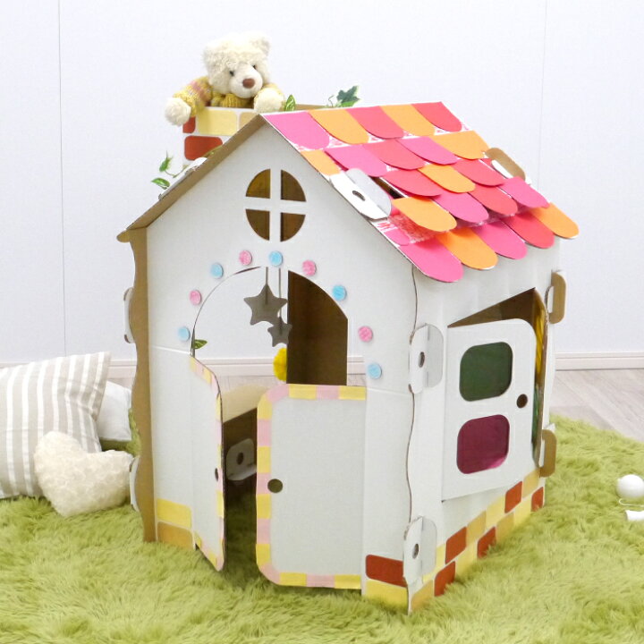 ダンボールハウスの作り方🏠📦 おしゃれかわいい手作りハウスのご紹介✨