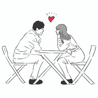 カップルイラスト無料イラスト・フリー素材なら「イラストAC」