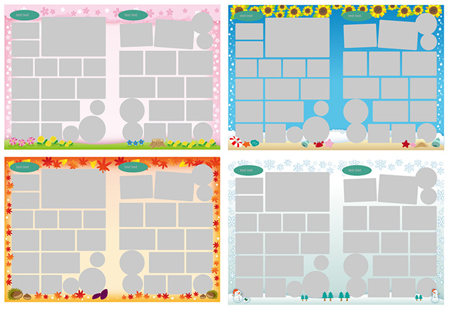 着せ替え素材を使った手作り卒アル、個人ページのアイデアと作り方詰め合わせ卒アルペディア – 卒業 卒園アルバム作りのアイデア辞典