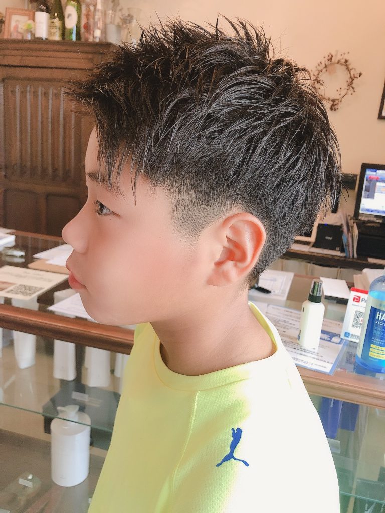 ５才児 キッズカット！！軽めのツーブロックで暑さ対策とオシャレをゲット ^^美容室calm