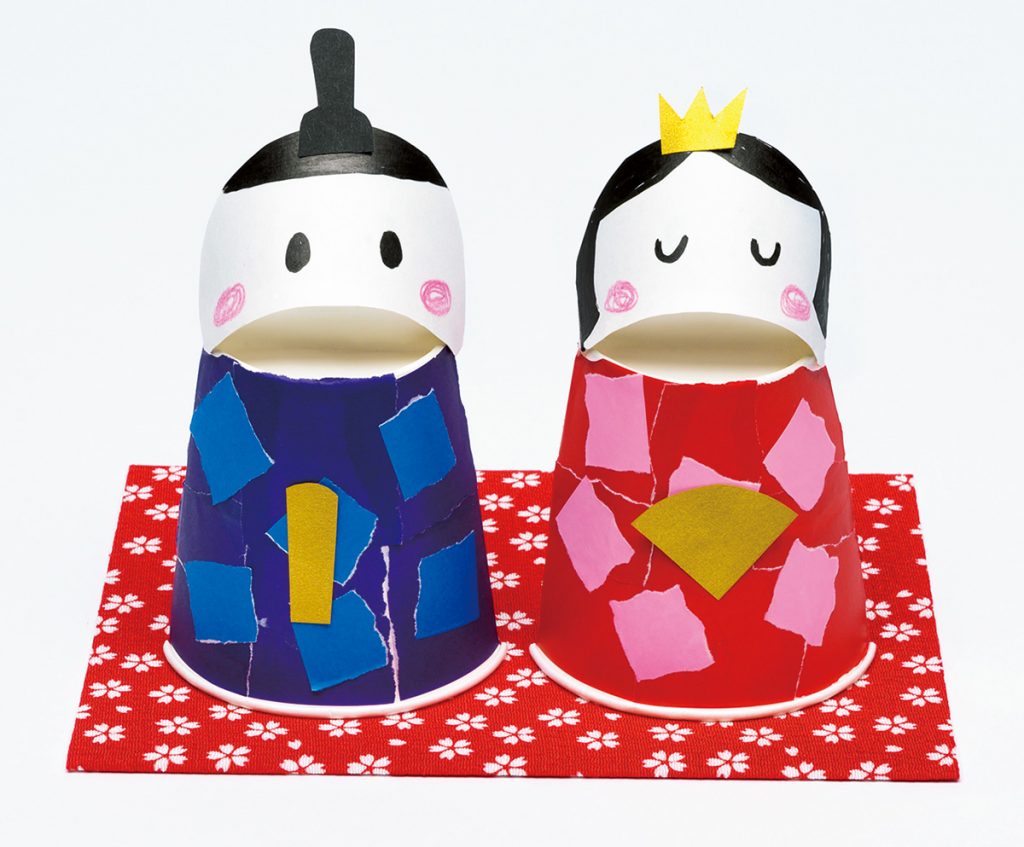 お雛様の製作 立体で毛糸を使った作り方を保育士が解説！5歳児対象