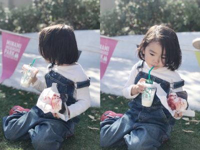 ロン毛少年の写真・画像素材-Snapmart スナップマート