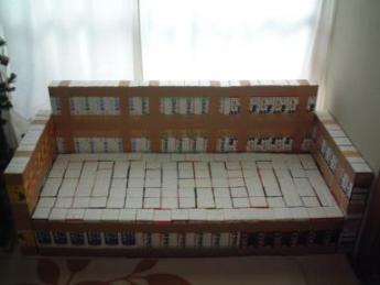 牛乳パックで子供用ソファー陽気な結婚とそれから・ - 楽天ブログ