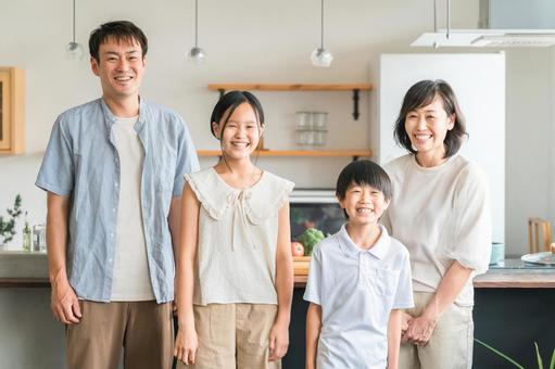 フリーイラスト家族そろってショッピングパブリックドメインQ：著作権フリー画像素材集